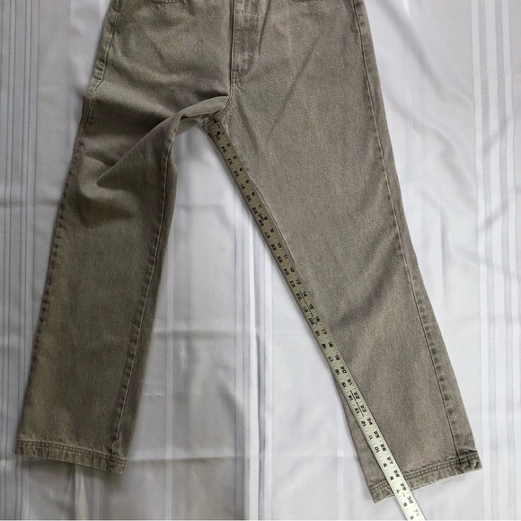 L.A. Blues Light Gray High Waist Classic 5 Pocket Denim Jeans Size 14 - Picture 5 of 7